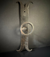 Vintage Wrought Iron Door Pull | Rustic Hand-Forged | Handle