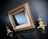 Large Antique Picture Frame (67x58cm) 19th Century Ornate Wall Decor / Ornate Wall Gallery