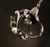 Antique Wrought Iron Pendant Light | Gothic Style | Antique Hanging Light | Rustic Decor