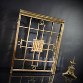 Rare Antique Brass Church Altar Gate - Ecclesiastical Architectural Salvage