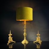 Vintage 1960’s / 70s Solid Brass Table Lamp – Colonial Style