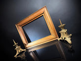Gold picture frame with classical