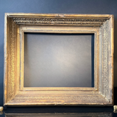 Large Shabby Antique Gilt Picture Frame – Deep Set Ornate Wood Picture Frame 67cm x 57cm