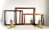Set 3 Large Wood Picture Frames | Solid Hardwood | Gallery Wall Display