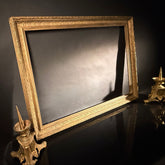 Large Ornate Antique Picture Frame | Gilt Finish | Solid Wood |. 93x68cm