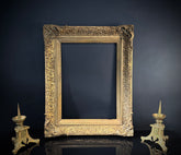 Large Shabby Antique Gilt Picture Frame (75.5x61cm) 19th Century Ornate Wall Decor / Ornate Wall Gallery