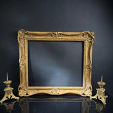 Vintage Baroque Gilt Picture Frame | Large Ornate | Gold Shabby Chic (78x69cm)