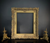 Large Antique Gilt Picture Frame | Ornate Detail | Gold (69x59.5cm)