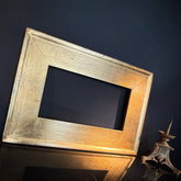 Vintage Gilt Wood Wide Profile Frame – Classic French Style Hardwood Picture/Photo Frame for Art Mirror Display