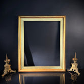 Large Vintage Gilt Picture Frame (78.5x66cm) | Off-white Trim | Classic Wall Decor | Wall Gallery