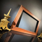 Large Antique Wood Picture Frame | Dark Wood Classic Finish | 66x45.5cm