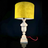 Vintage Urn-Style Marble Table Lamp | Italian Renaissance Design