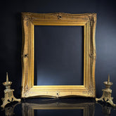 Large Antique Gilt Picture Frame | 84x73.5cm |. Ornate Corner Detail | Gold