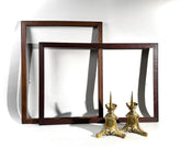 Set 2 Large Wood Picture Frames | Solid Hardwood | Gallery Wall Display