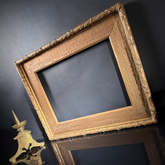 Antique Gilt Picture Frame (69.5cm x 54.5cm) – Wide Profile Classic Style | Art Mirror Display