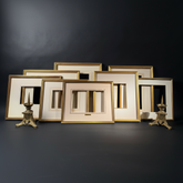 Classic Gilt Picture Frame Set (8) | Vintage Gallery Wall Decor