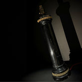 Exquisite Vintage Shabby Chic Ebonised Table Lamp (Early 1900’s)