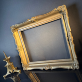 Vintage Gilt Baroque Picture Frame | Gold Ornate Wood Picture or Photo Frame | 63 x 47.5cm