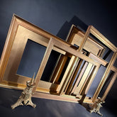 Large Classic Gilt Picture Frame Set (x5) | Vintage Gallery Wall Decor