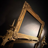 Extra Large Antique Gilt Picture Frame | 94x68cm | Ornate Corner Detail | Classic Wall Decor