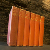 6 Vintage Red Books - Various Authors - Odhams Press / Ivanhoe Vanity Fair etc