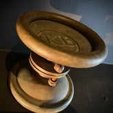 Pair of Salvaged Antique weighty Brass Door Handles