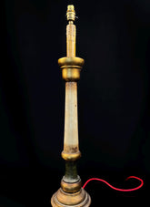 Large Vintage Candlestick Style Table Lamp