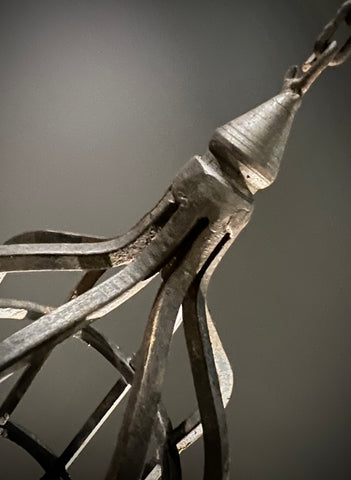 Industrial Gothic Candle Lantern  |  Bird Cage Hanging Light  | Hanging Lantern
