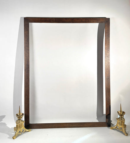 Extra Large Antique Solid Oak Dark Wood Picture/Photo Frame (113x89cm)