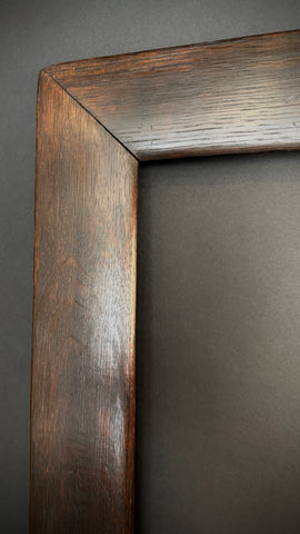 Extra Large (127.5x82cm) Antique Picture Frame / Photo Frame |  Solid Oak |  Dark Wood
