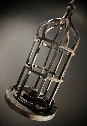 Industrial Gothic Candle Lantern  |  Bird Cage Hanging Light  | Hanging Lantern
