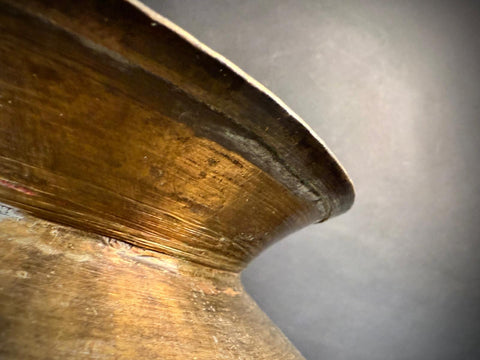 Vintage Indian Water Jar |  Brass Lota / Kalash