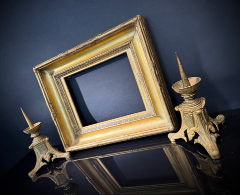 Shabby Antique Gilt Picture Frame (50.5x40cm)  | Deep Set  |  Ornate Wall Gallery