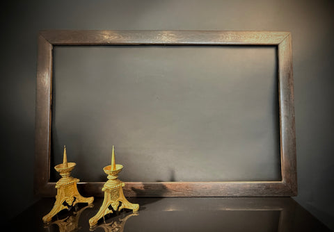 Extra Large (127.5x82cm) Antique Picture Frame / Photo Frame |  Solid Oak |  Dark Wood