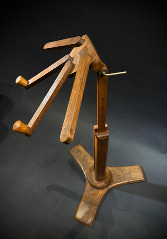 Vintage Wooden Folding Artist Easel / Book Rest – Adjustable Display Stand