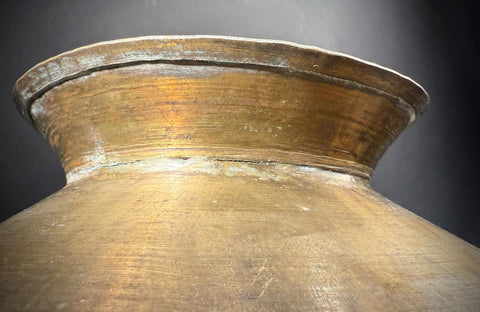 Vintage Indian Water Jar |  Brass Lota / Kalash