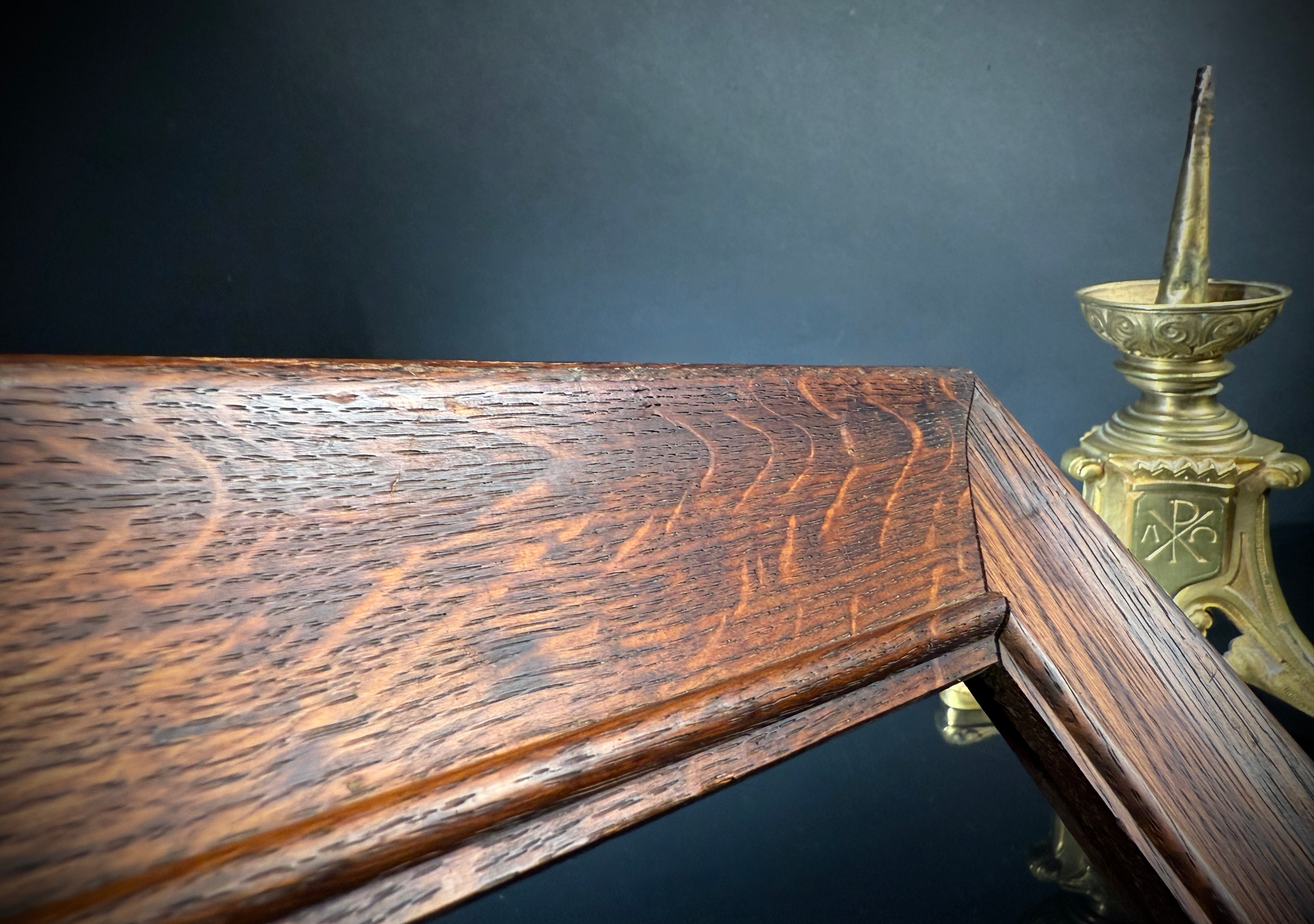 Vintage Wooden Picture Frames  |  Set of 2  |  Deep Set Gilt Trim