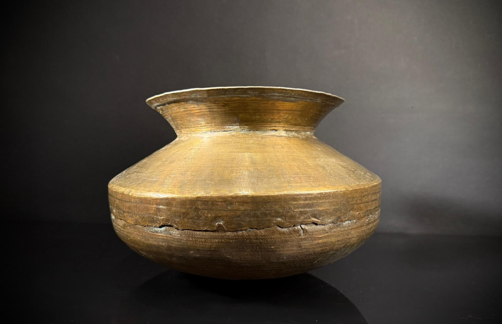 Vintage Indian Water Jar |  Brass Lota / Kalash