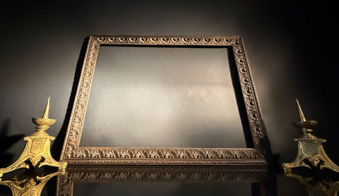 Large Carved Wood picture Frame | 92x71cm  | Carved Detail | Gallery Wall