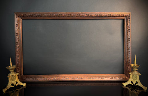 Extra Large Carved Wood picture Frame  |  114x87.5cm  |   Carved Detail  |  Gallery Wall