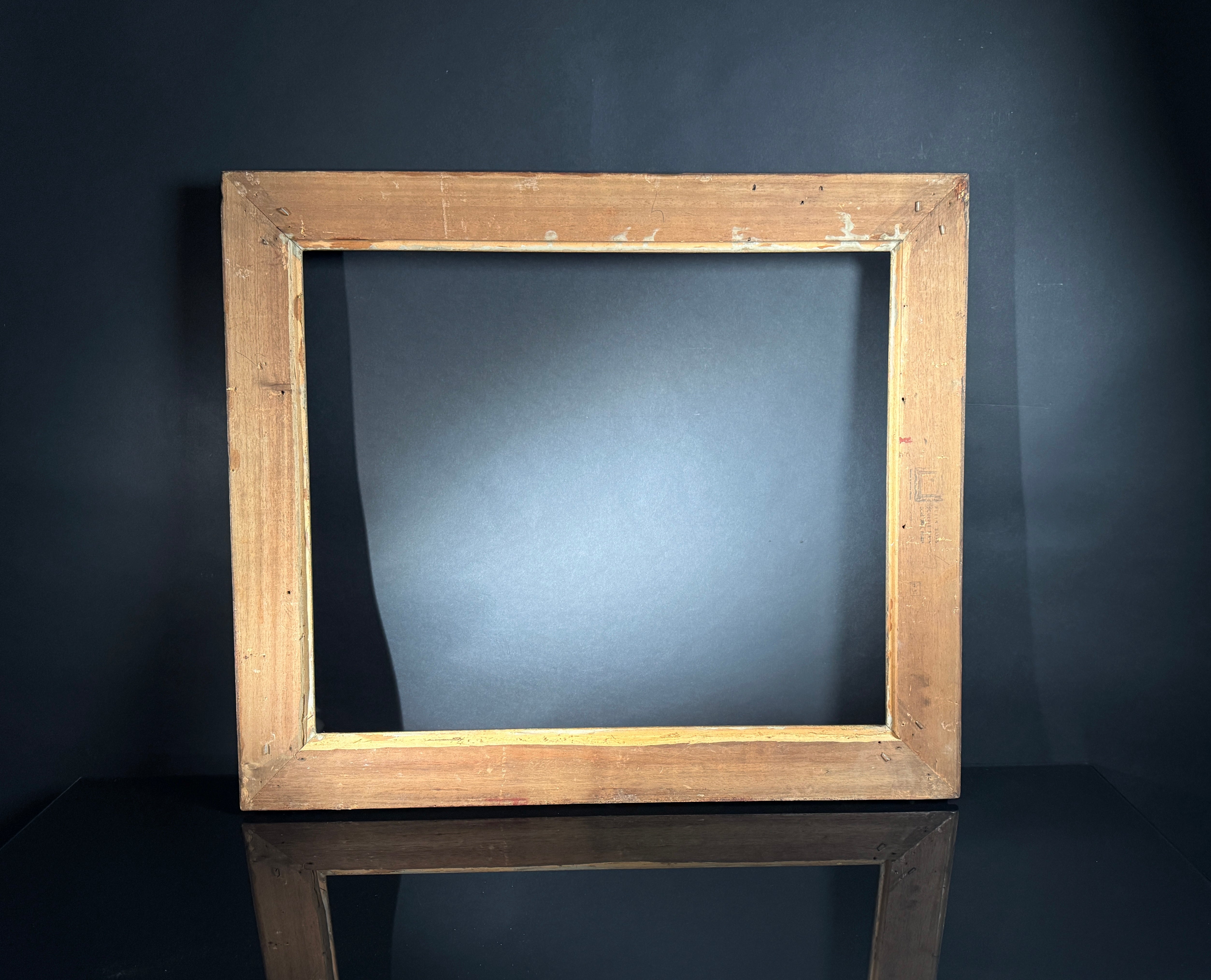 Large (70cm x 68cm) Carved Gilt Wood French Vintage Picture Frame (Solid wood no gesso)