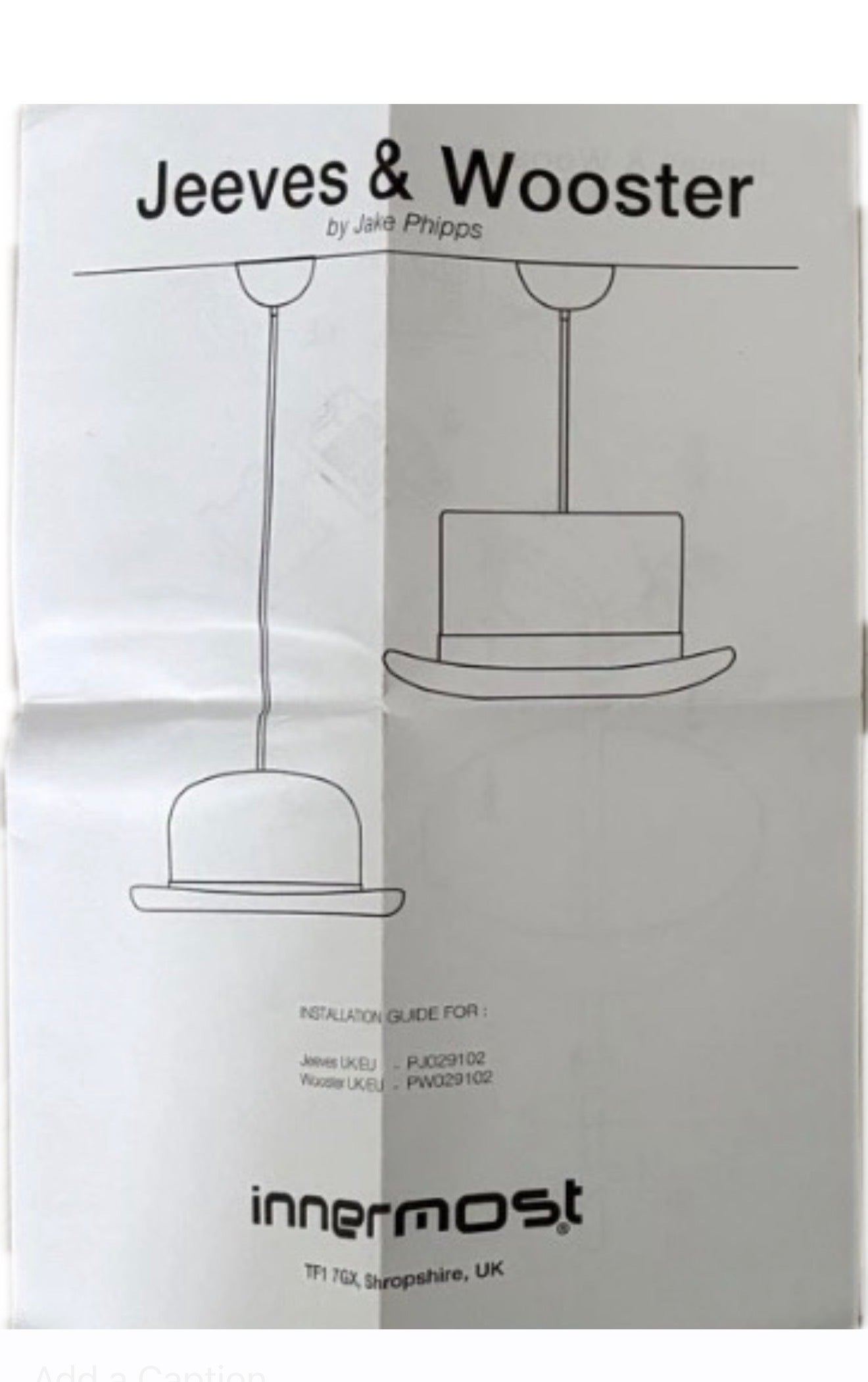 Jeeves & Wooster Bowler Hat Pendant Light – Handcrafted Wool Felt Hat Lamps with Gold Interior