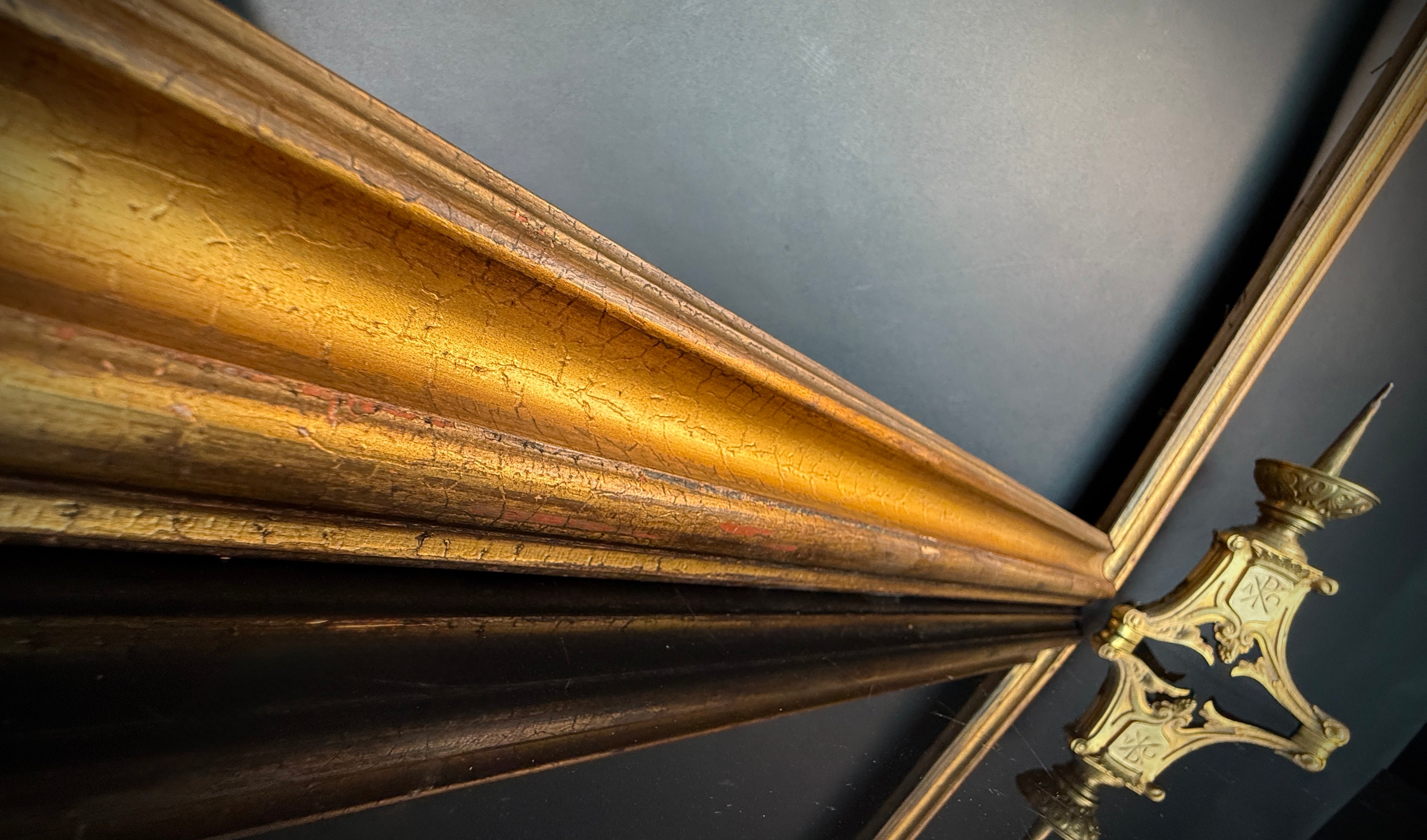 Large Antique Gilt Picture Frame (87x74.5cm) Classic Wall Decor / Wall Gallery