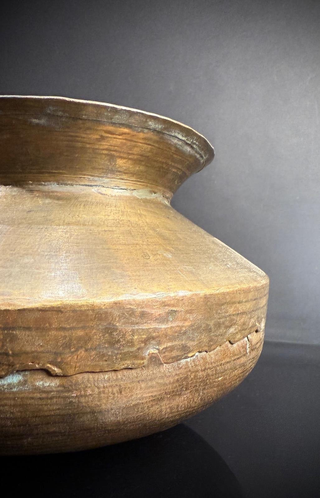 Vintage Indian Water Jar |  Brass Lota / Kalash