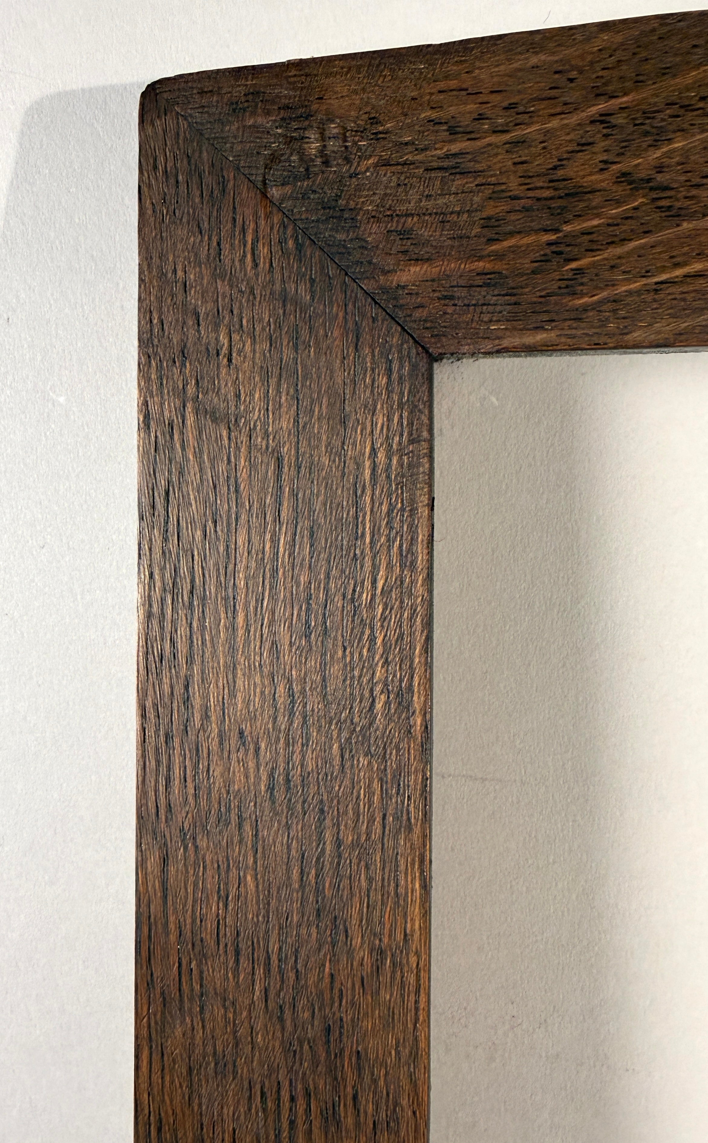 Extra Large Antique Solid Oak Dark Wood Picture/Photo Frame (113x89cm)