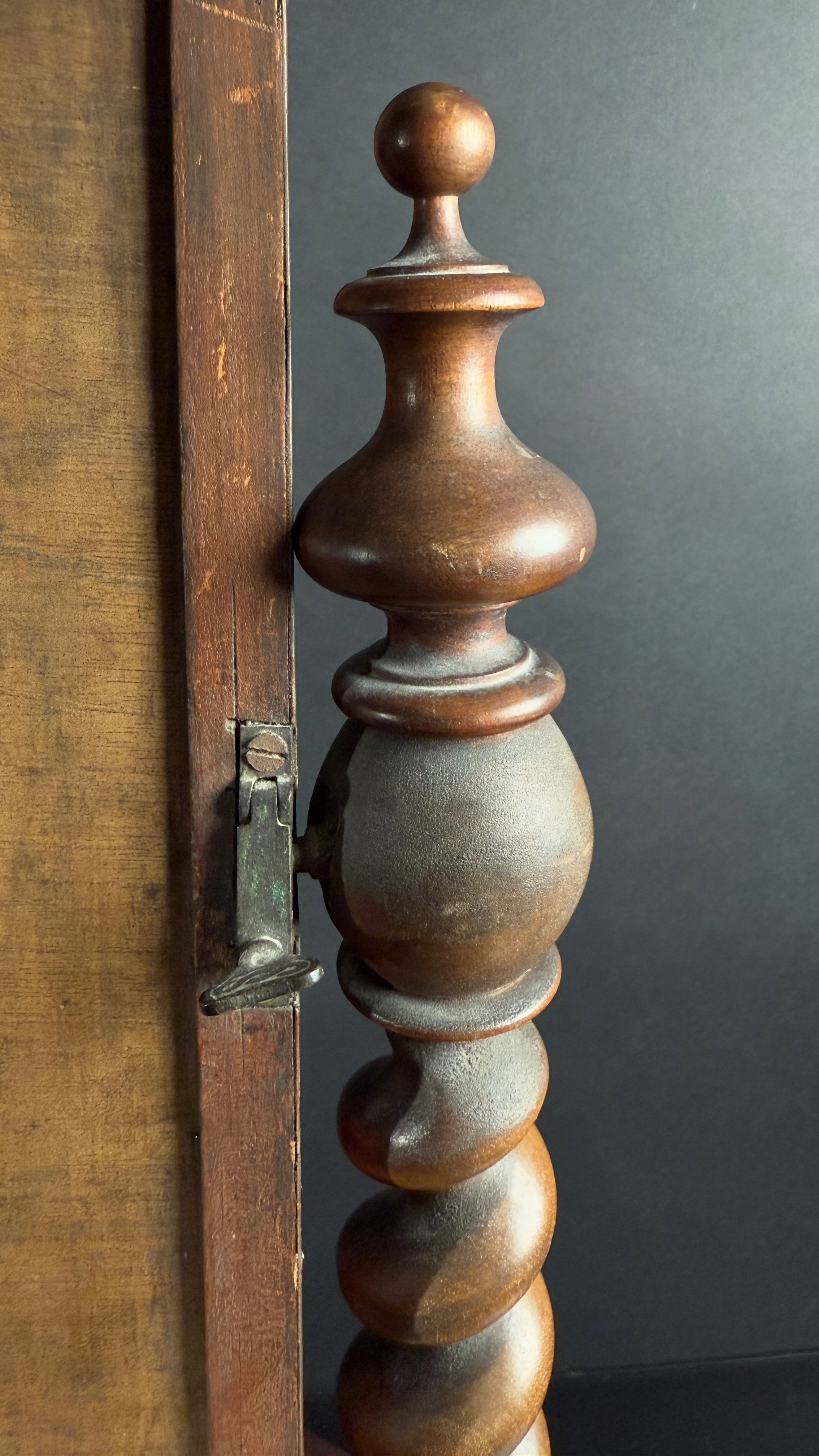 Large Victorian Mahogany Antique Dressing Table Mirror | Adjustable Freestanding Vanity Mirror