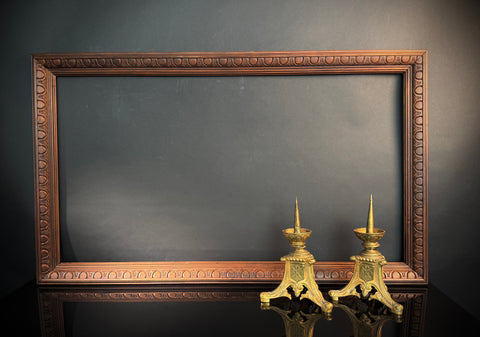 Extra Large Carved Wood picture Frame  |  114x87.5cm  |   Carved Detail  |  Gallery Wall