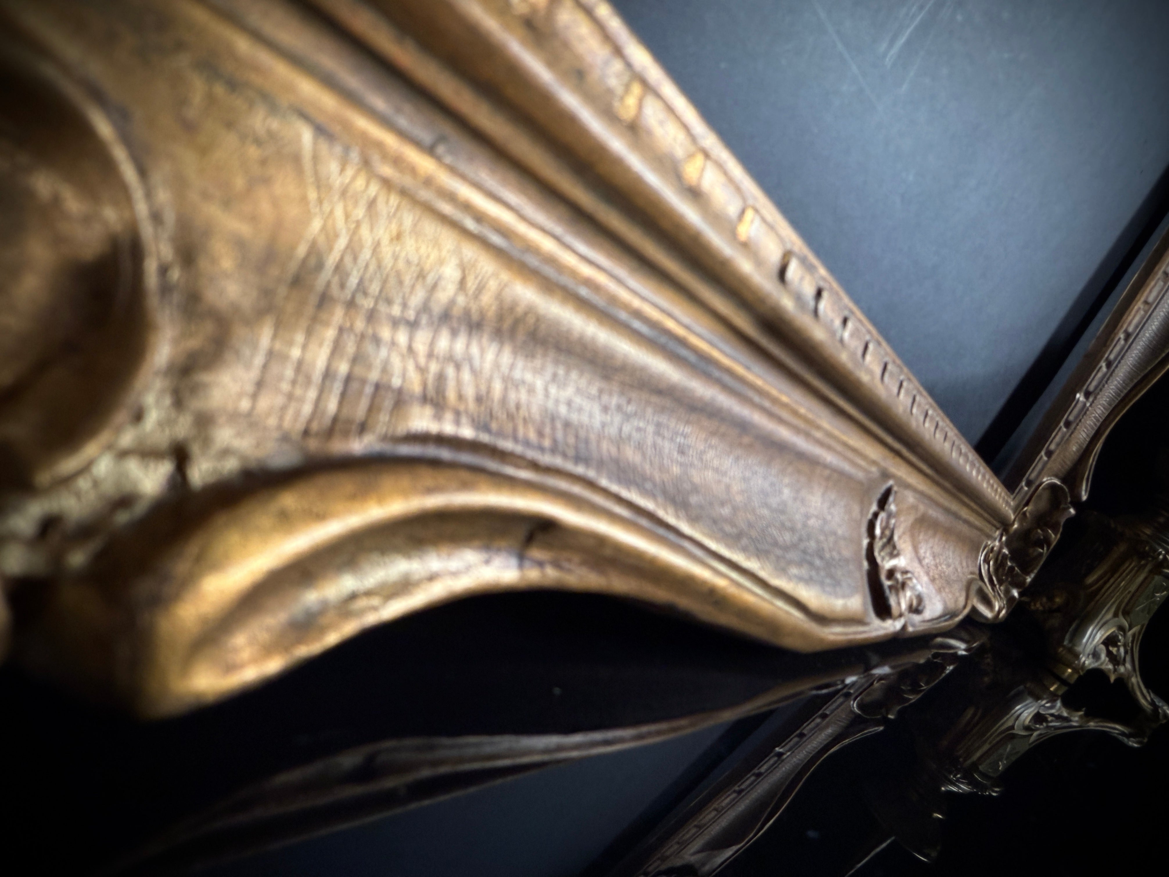 Large (70cm x 68cm) Carved Gilt Wood French Vintage Picture Frame (Solid wood no gesso)