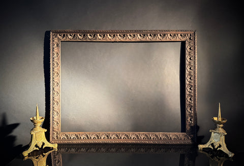 Large Carved Wood picture Frame | 92x71cm  | Carved Detail | Gallery Wall
