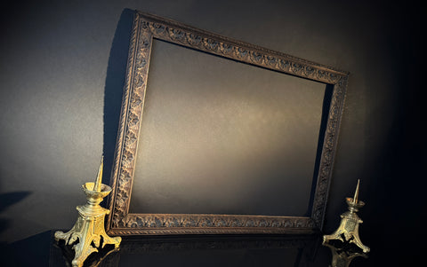 Large Carved Wood picture Frame | 92x71cm  | Carved Detail | Gallery Wall